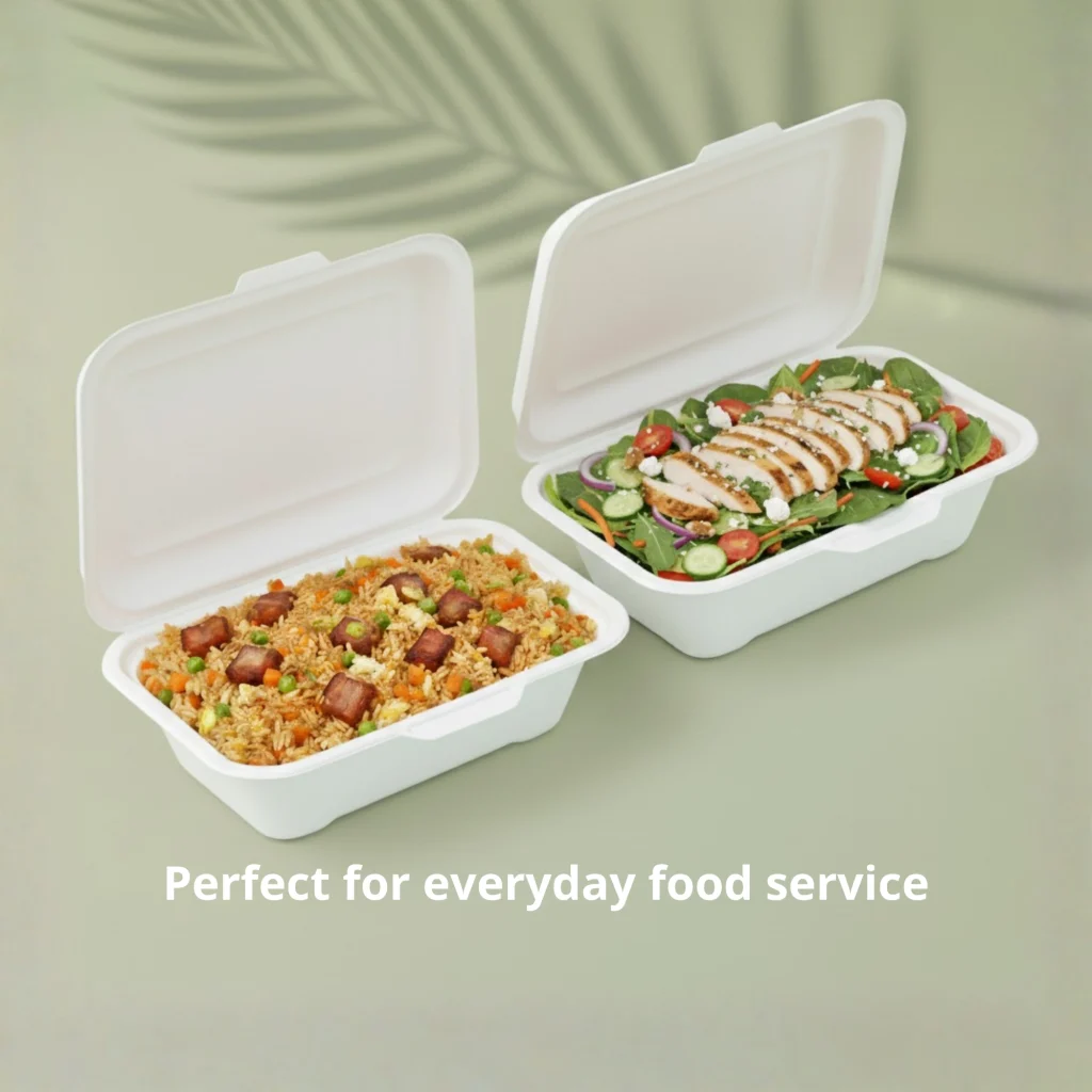 Oxypac: 600ml Clamshell Take Out Container